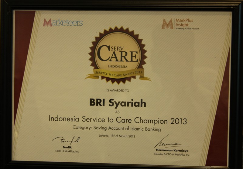 Indonesia Service To Care Champion 2013
